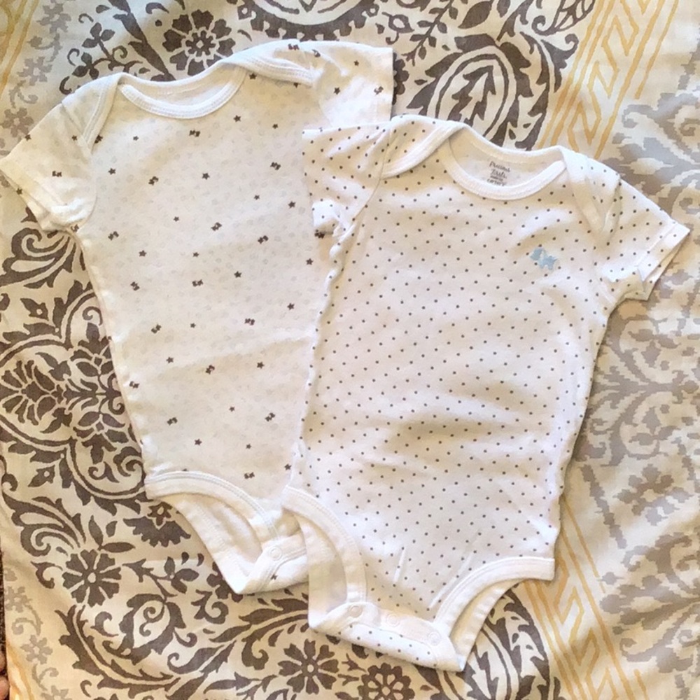 Precious Firsts Baby Onesies NWOT